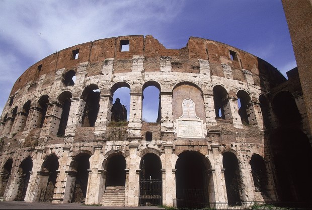 The Colosseum in Rome on May 14, 1996.