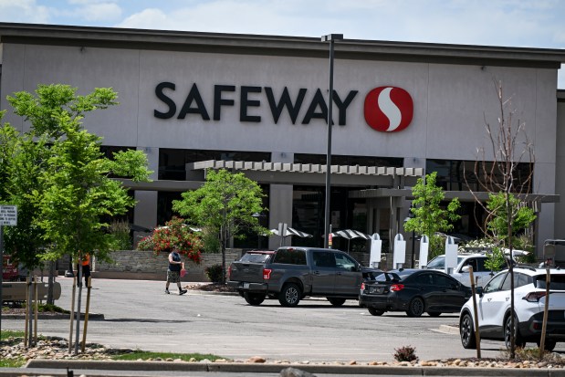 The Safeway store at Broadway and Mineral Ave. in Littleton, where workers walked off the job on Monday, June 16, 2025. (Photo by AAron Ontiveroz/The Denver Post)