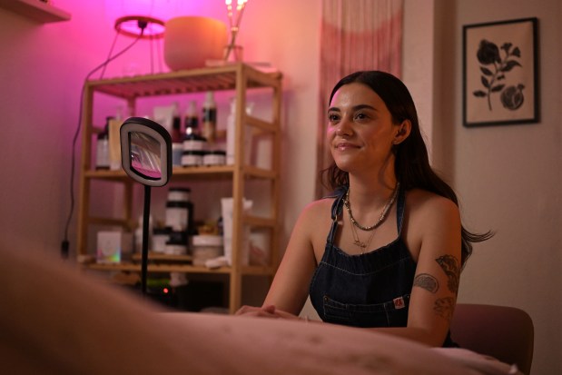 Talia Marciano Rosen at Talia Rose Aesthetics studio in Denver on Friday, June 13, 2025. (Photo by Hyoung Chang/The Denver Post)