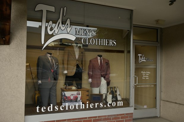 Ted's Clothiers in Englewood, Colorado on Tuesday, Sept. 9, 2025. Owner Ted Vasilas emigrated from Greece and turned a tailoring business into a shop that has customers spanning generations, turning his American dream into a 50-year tradition. (Photo by Hyoung Chang/The Denver Post)