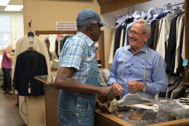 Greek immigrant marks 50 years as men’s clothier in Englewood